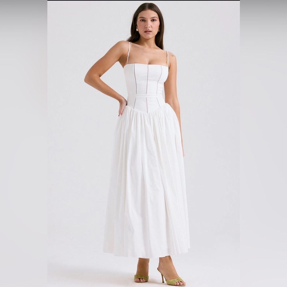 House of CB White Maxi Dress Ysabella